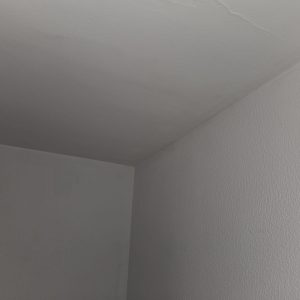 Techo arreglado y pintado